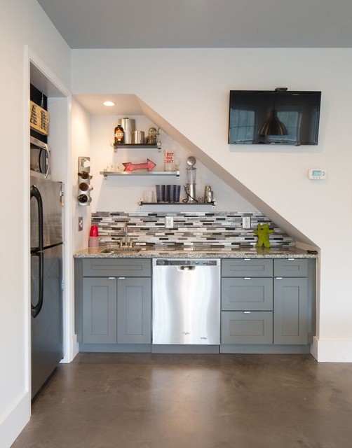 Curated visual reference: Picture Idea: Coty Award Winning Industrial Modern Basement Industrial