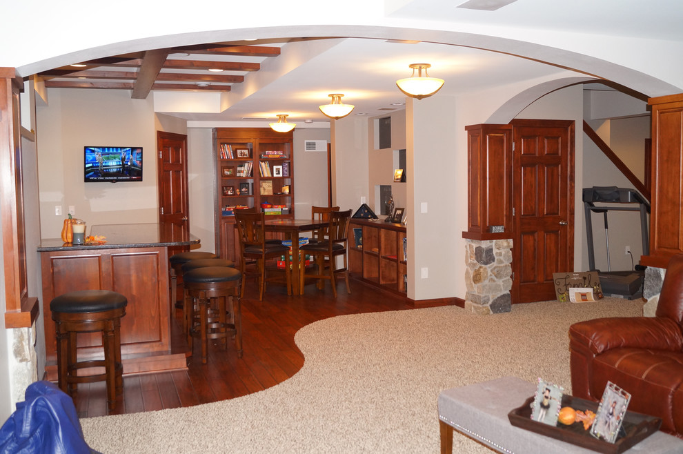 CotY Germantown, Interior Traditional Basement Milwaukee by