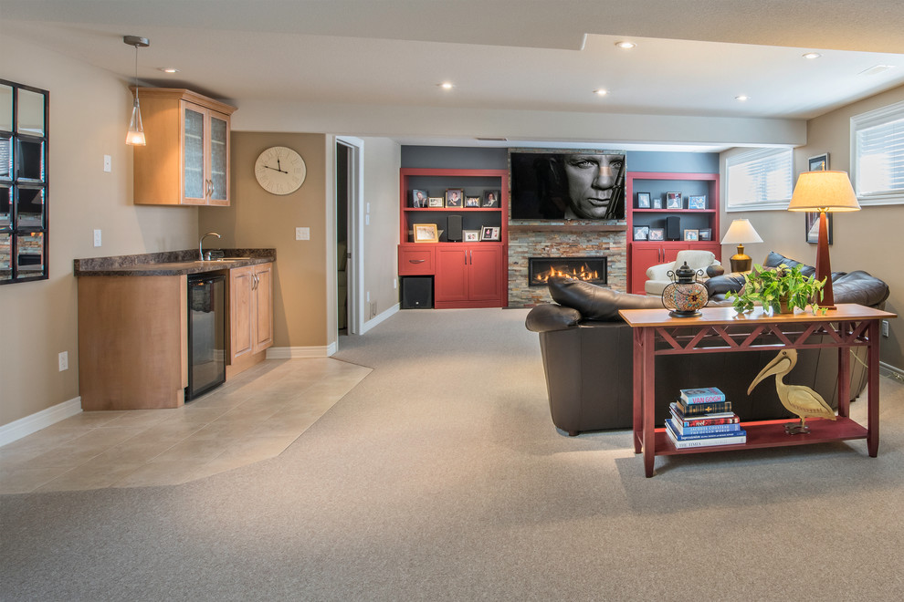 Custom AV - Beach Style - Basement - Toronto - by Design Electronics ...