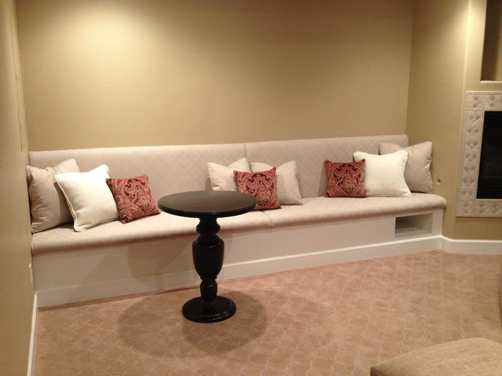 Custom Banquettes, Sectionals & Sofas Modern Basement Denver by
