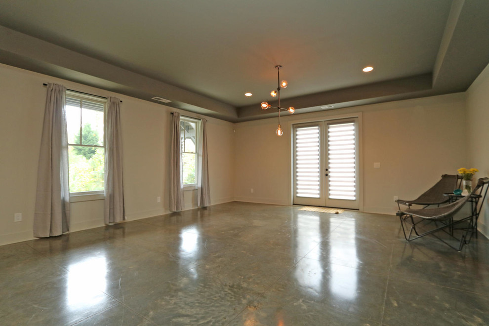 Custom Home East Cobb Contemporary Basement Atlanta by