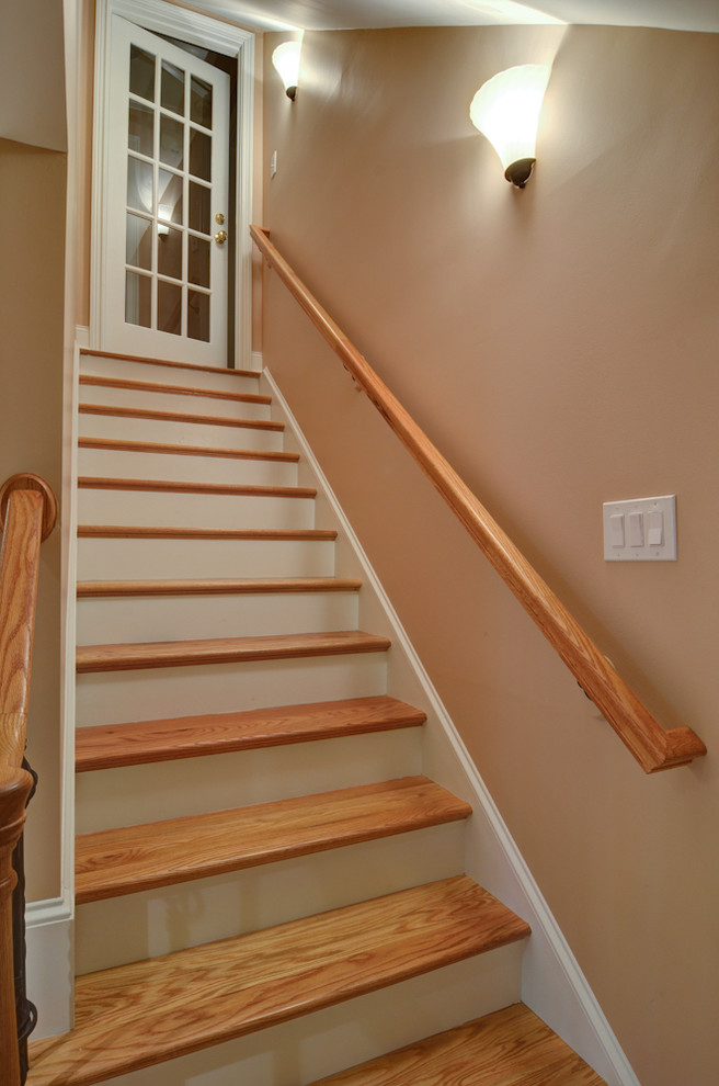 Dunwoody Basement Eclectic Staircase Atlanta by Weidmann