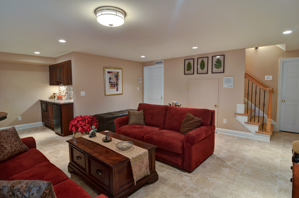 Dunwoody Basement Eclectic Basement Atlanta by Weidmann