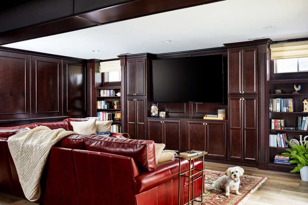 English Basement Ashburn, VA Traditional Family Room DC Metro