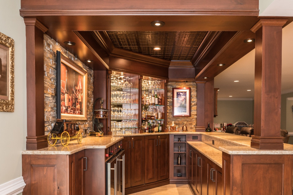 English Pub Style Bar Entertaining Space in Haymarket Traditional