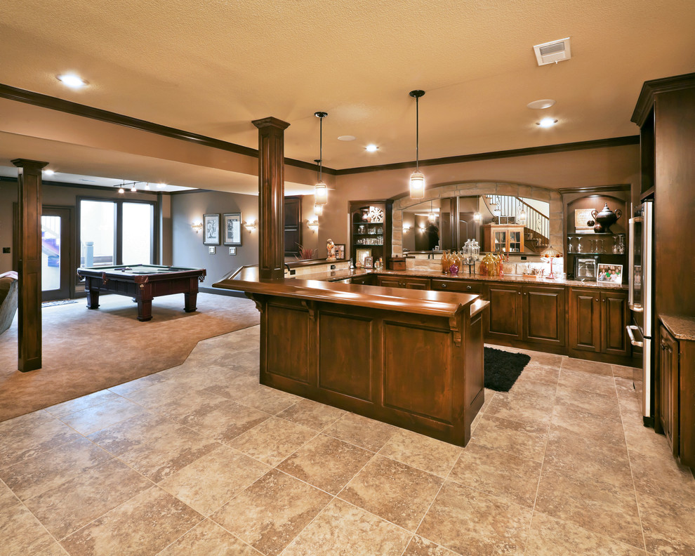 Evergreen Floor Plan - Rustic - Basement - Kansas City - by Starr Homes