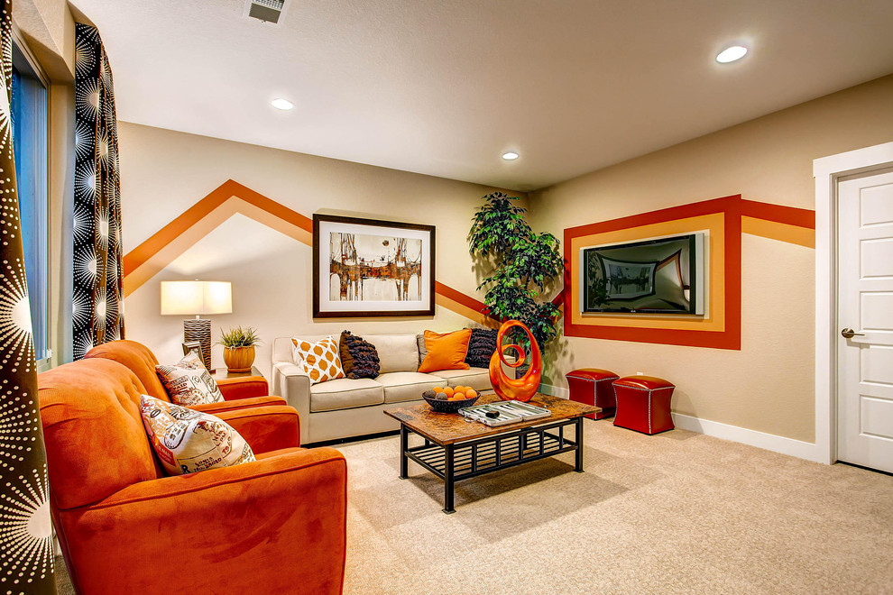 Expressions at Stapleton Traditional Basement Denver by