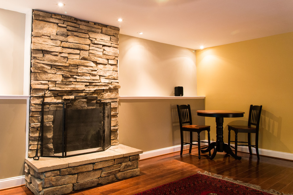Fairfax Basement Traditional Basement DC Metro by Crixus