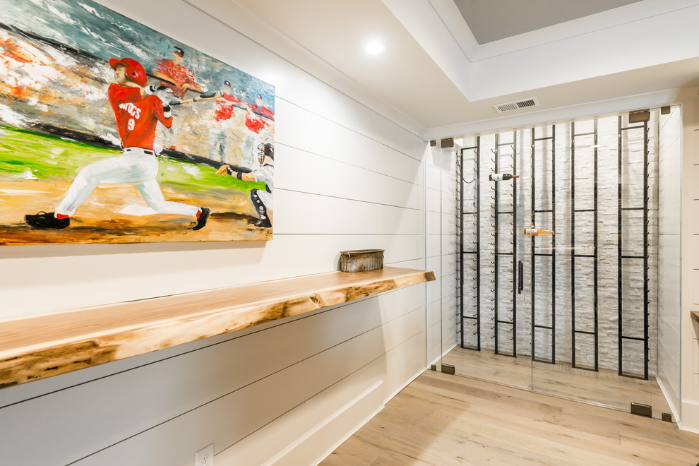 Farmhouse meets Modern Industrial Farmhouse Basement Atlanta by