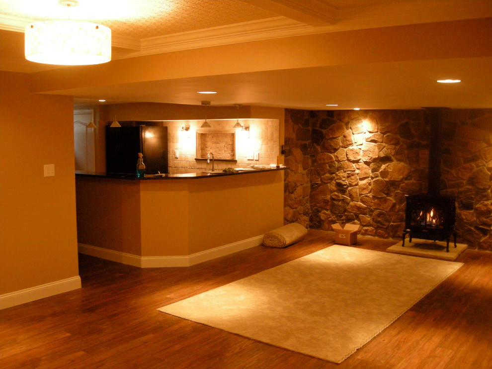 Basement - traditional basement idea in Philadelphia
