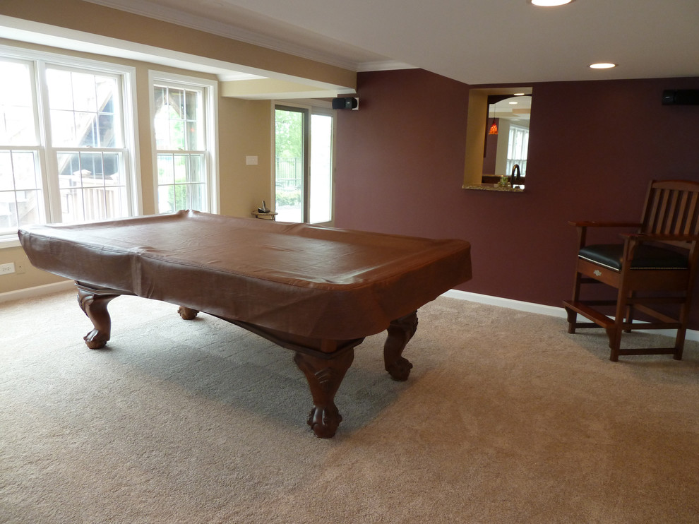 Finished Basement Adds Valuable Living Space Traditional Basement