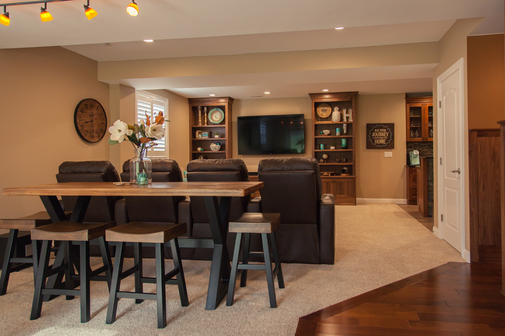 Finished basement Anderson Traditional Basement Cincinnati by