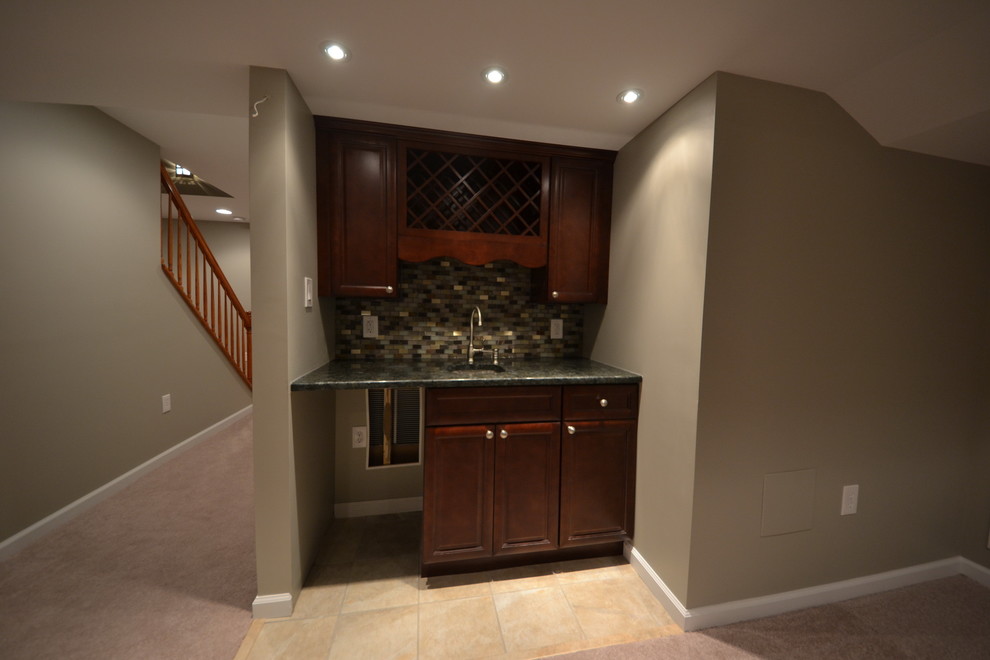Finished basement, Forest Hill, MD Contemporary Basement DC Metro