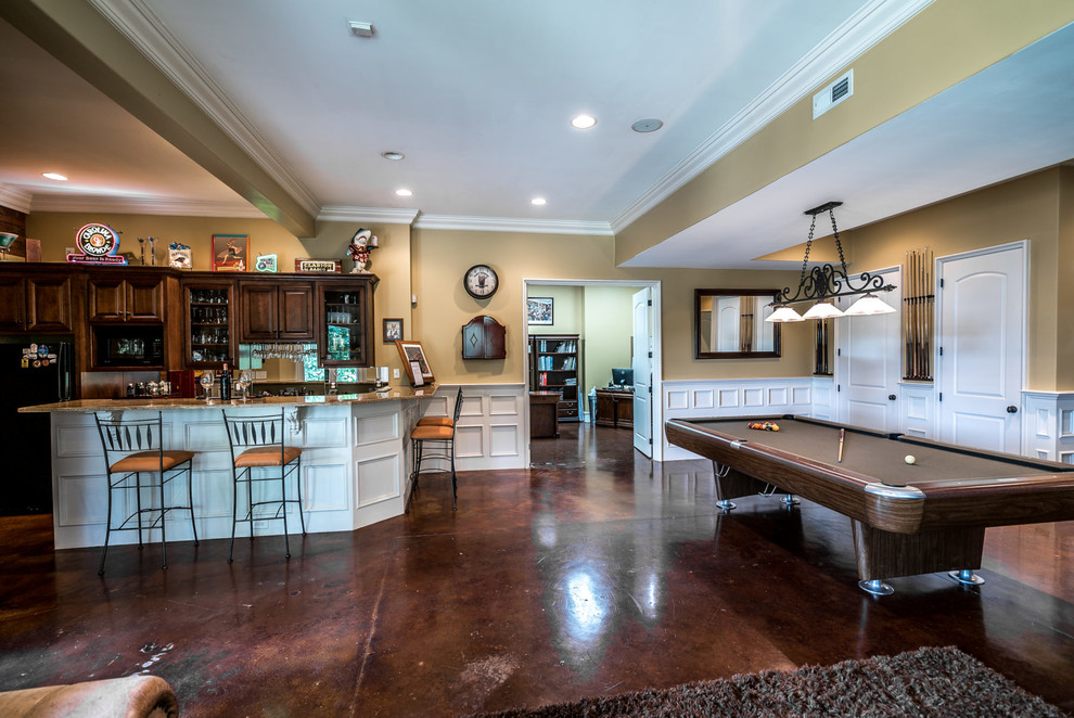Finished Basement Basement Charlotte by Strom Construction Inc Houzz