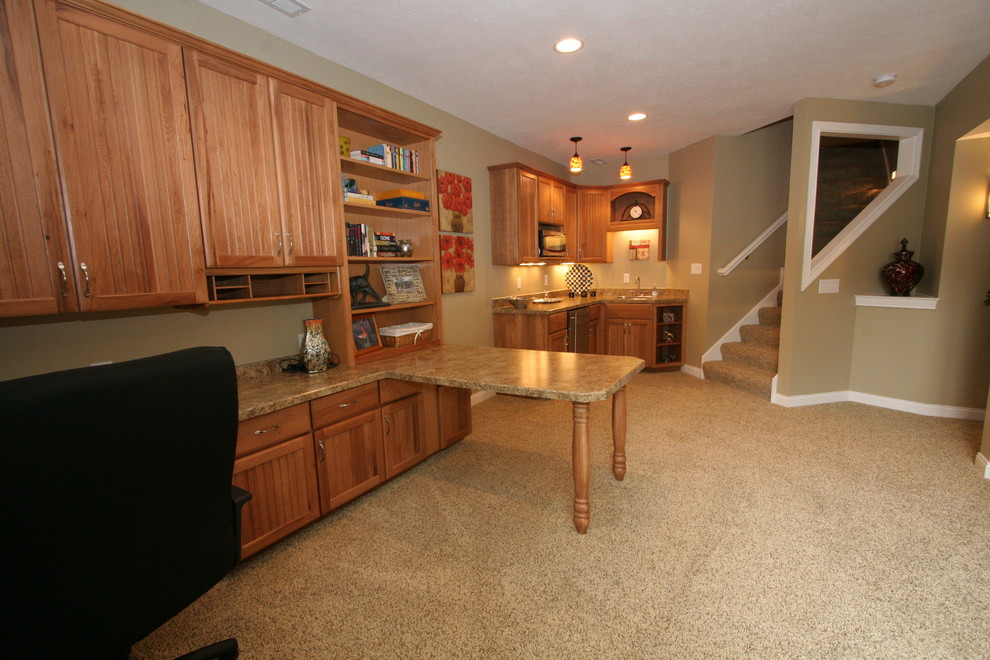 Fishers Basement Remodel Traditional Basement Indianapolis by