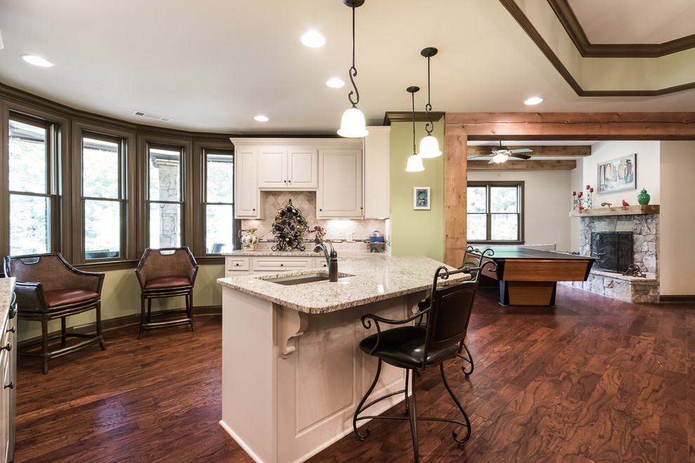 Flowery Branch basement Traditional Basement Atlanta by