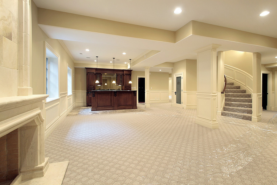 Inspiration for a timeless basement remodel in New York
