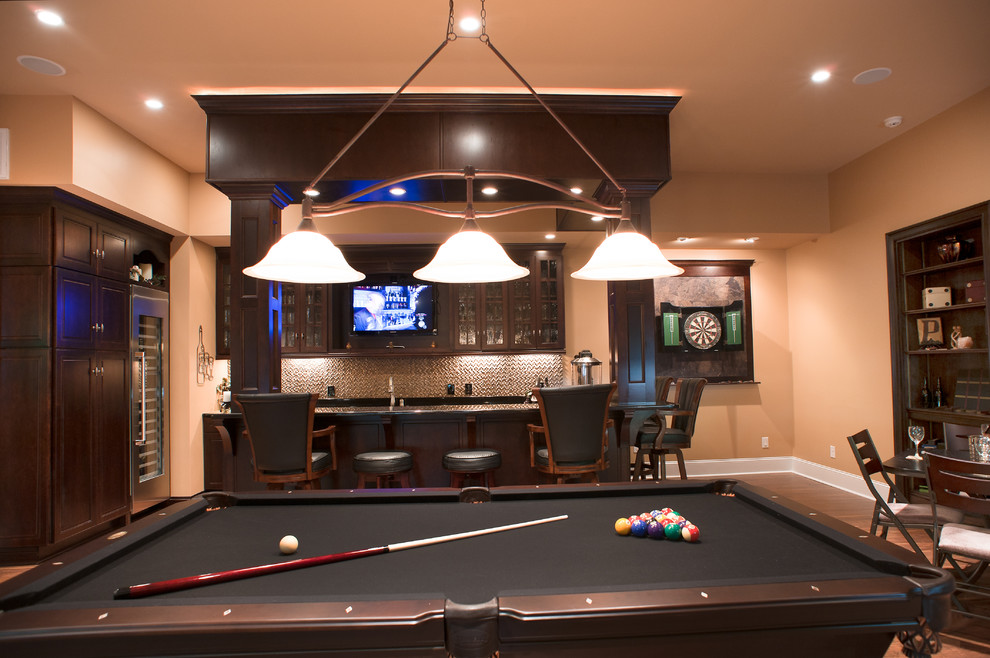 Harrisburg Basement Transitional Basement Charlotte by DiFabion