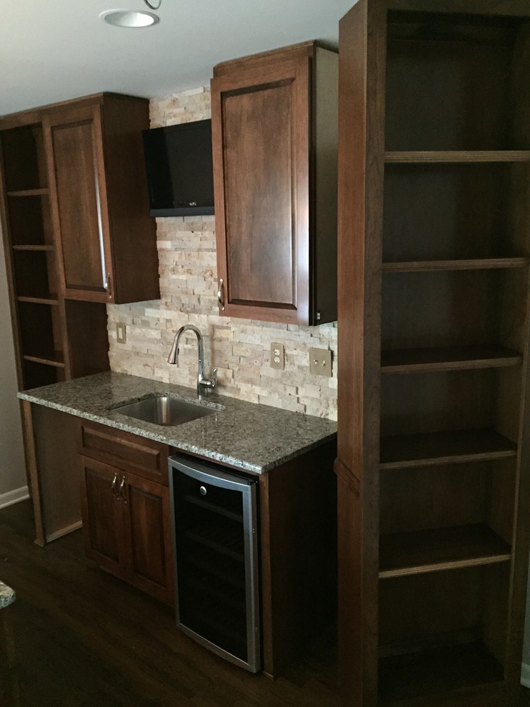 Hidden Room Bookcase Basement Finish Transitional Basement Kansas