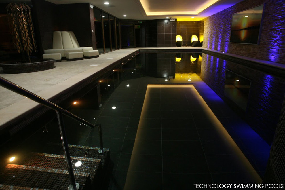 Photo of a contemporary basement in London.