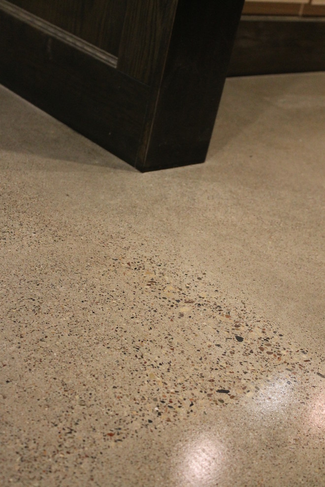 Hudson Polished Concrete Floor Basement Minneapolis by Master