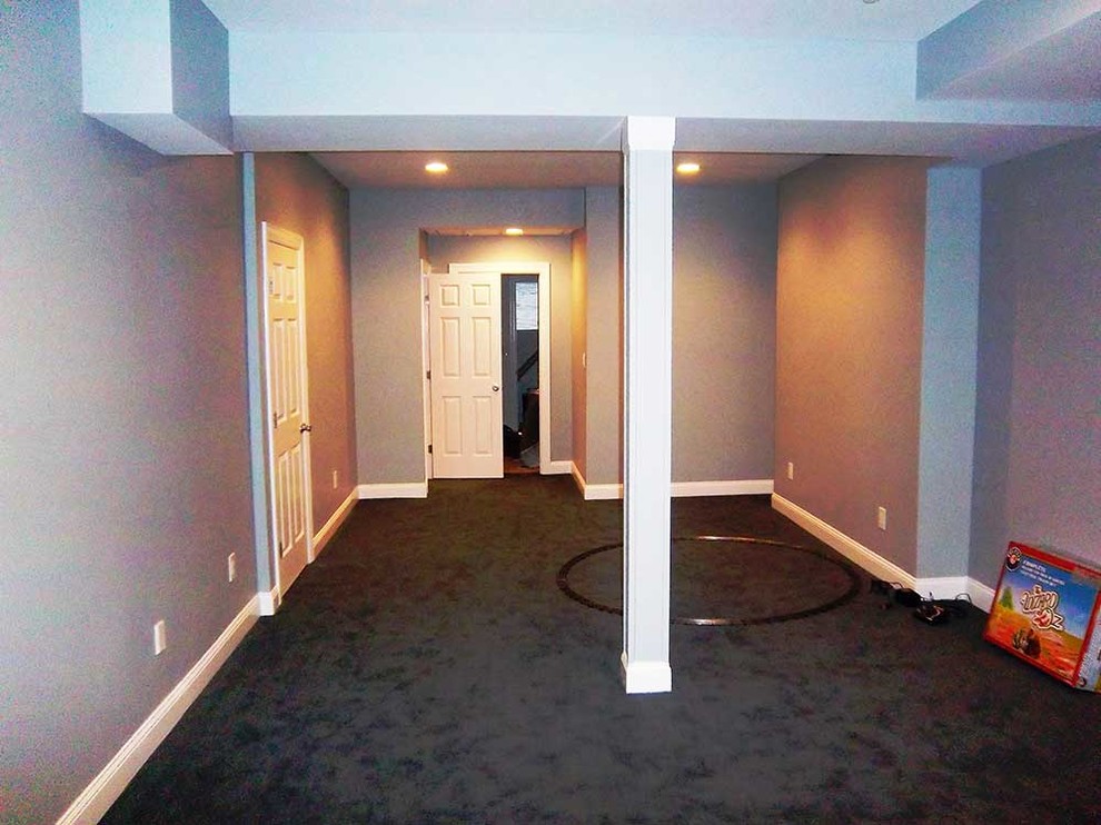 Huntington basement renovation Basement New York by Long Island