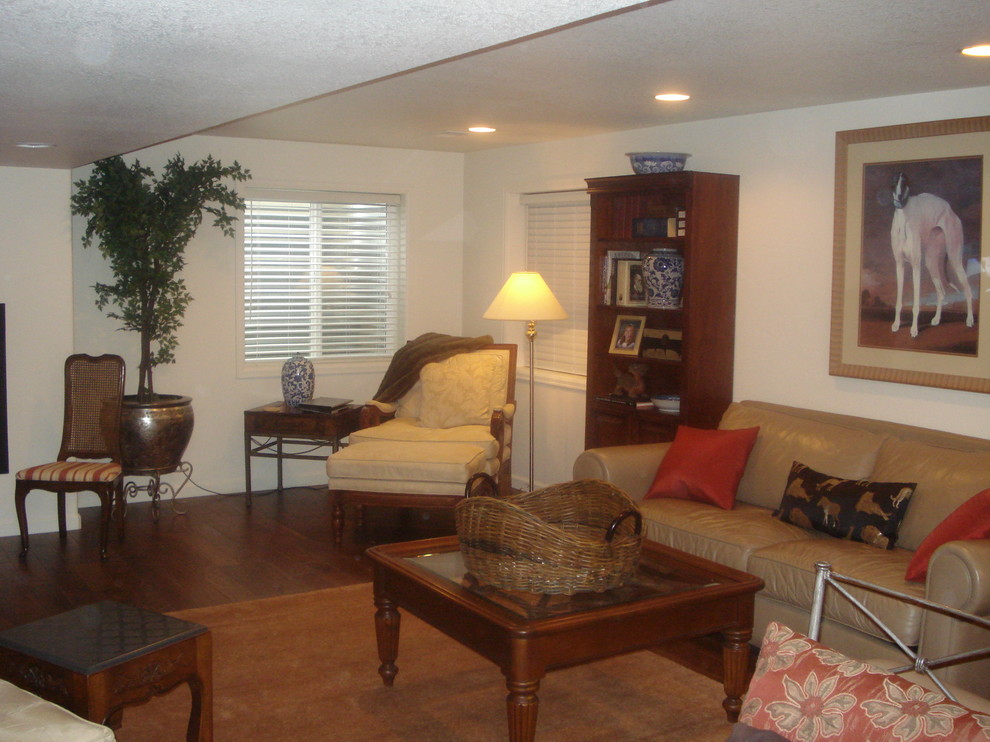 Inlaw suite & basement living Traditional Basement Denver by Armstead