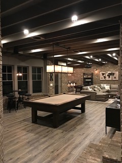 Industrial Basement - Basement - Atlanta - by JR Custom Living | Houzz AU