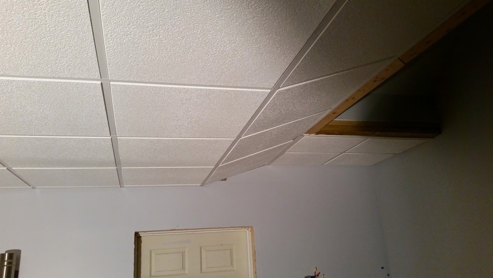 Install Drop Ceiling Modern Basement Philadelphia by AH