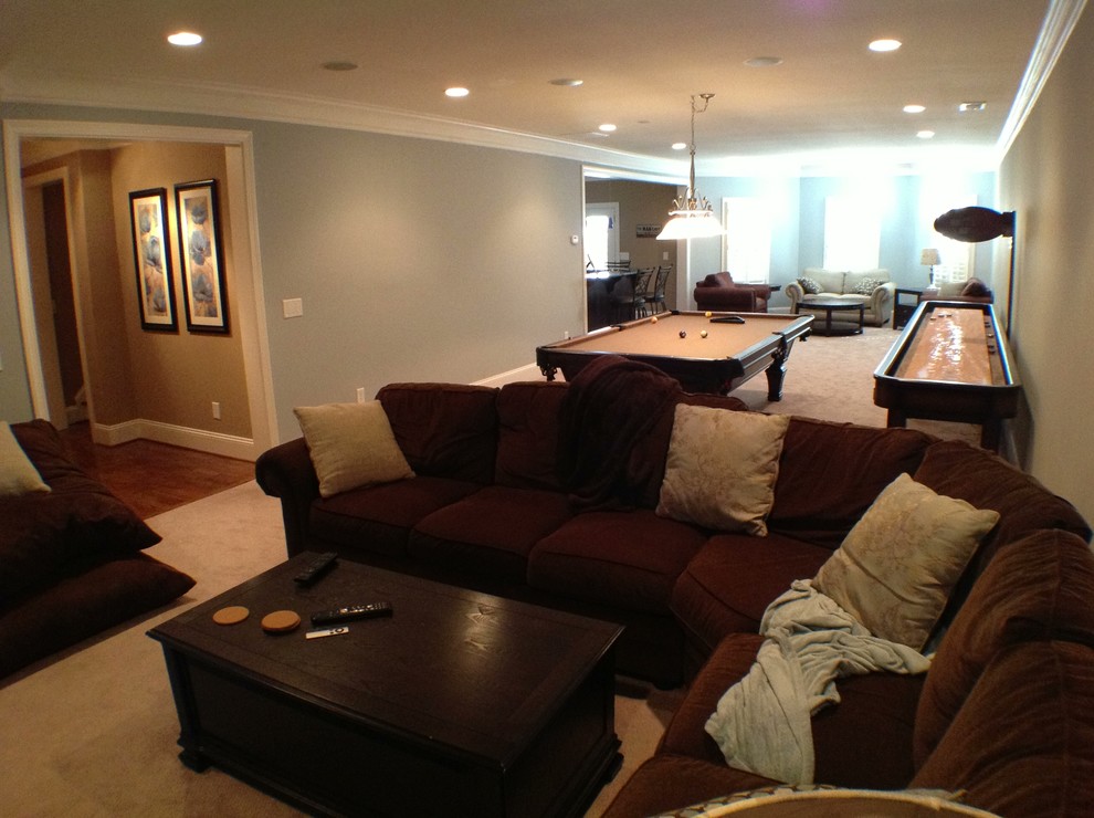 Kennesaw Basement Traditional Basement Atlanta by The Southern