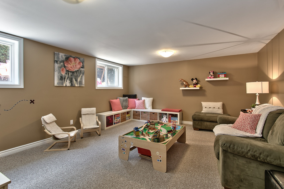 Longmoor Backsplit 1200 sq. ft. - Transitional - Basement - Toronto ...