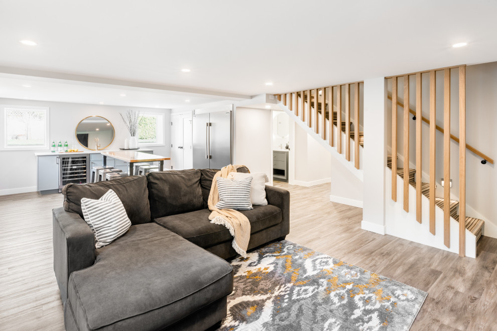 Luxurious Basement Transitional Basement Vancouver by MAC