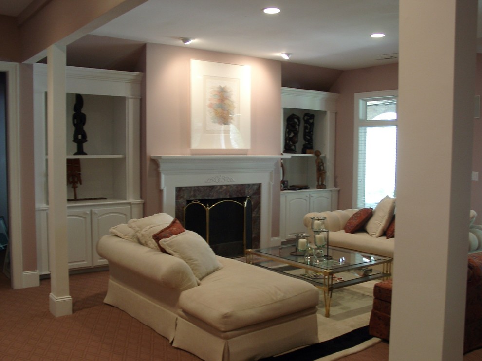Luxurious Basement Seclusion Traditional Basement Raleigh by HomeGems Inc. Houzz