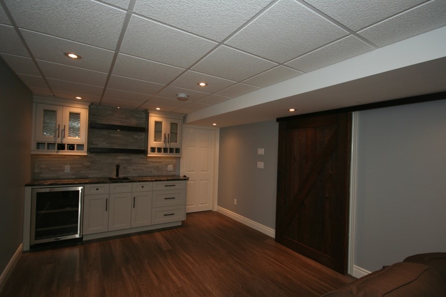 This is an example of an industrial basement in Toronto.