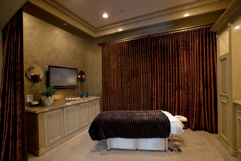 Maloof Residence Mediterranean Basement Las Vegas by Richard