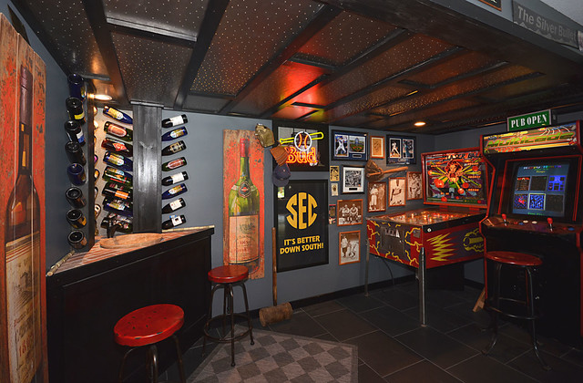Man Cave - Sports bar - Contemporary - Basement - Kansas City - by