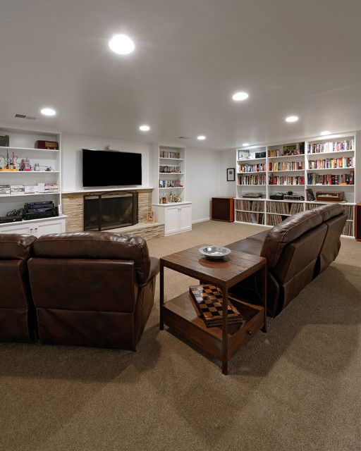 McLean VA Basement Renovation Traditional Basement DC Metro by