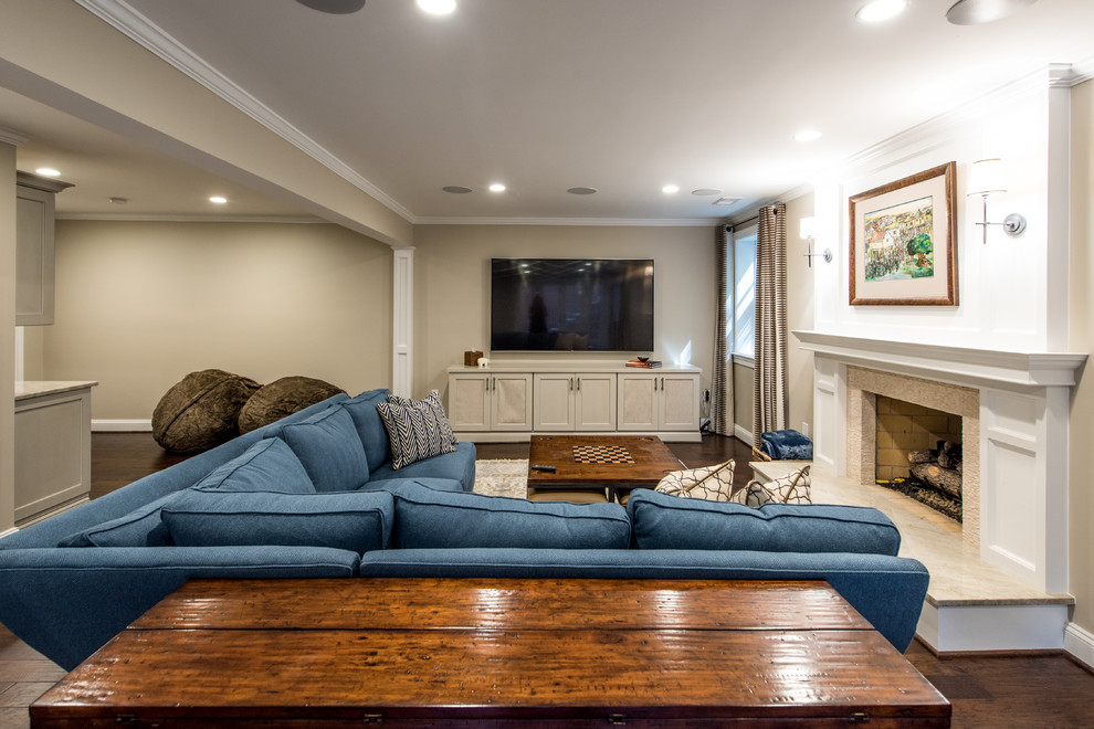 McLean, VA Traditional Basement Suite Traditional Basement DC