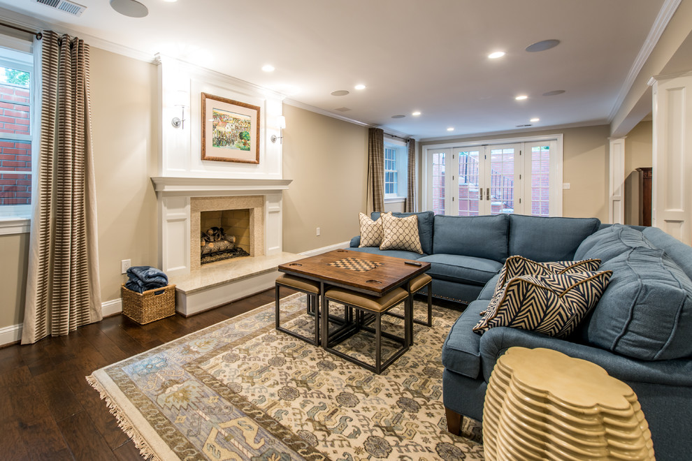 McLean, VA Traditional Basement Suite Traditional Basement DC