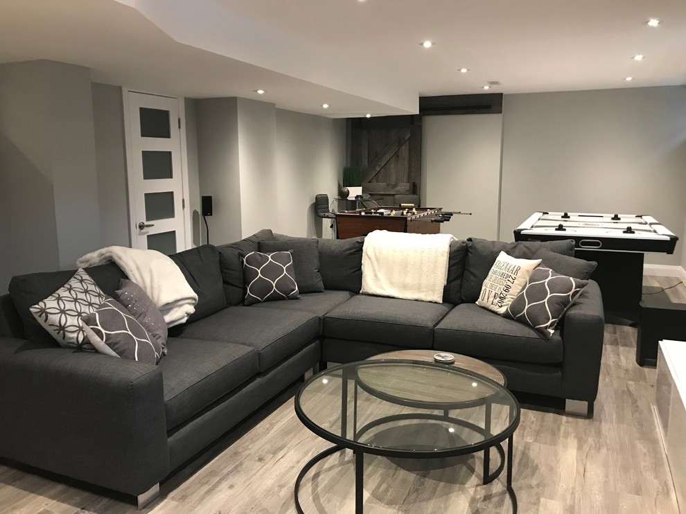 Milton Basement Finishing Contemporary Basement Toronto by