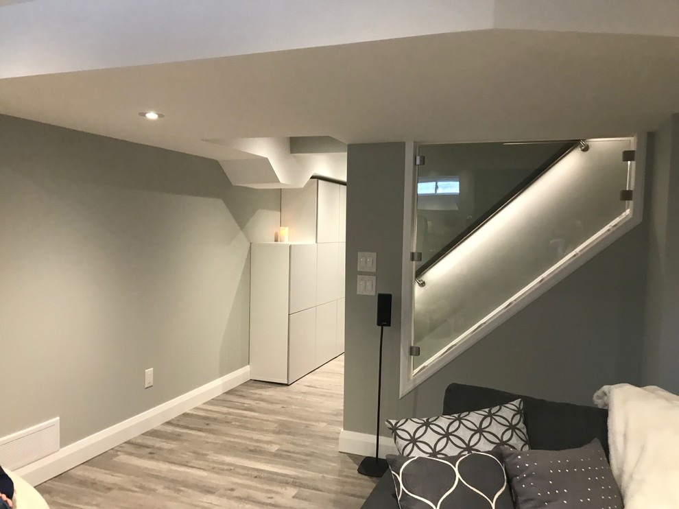 Milton Basement Finishing Contemporary Basement Toronto by