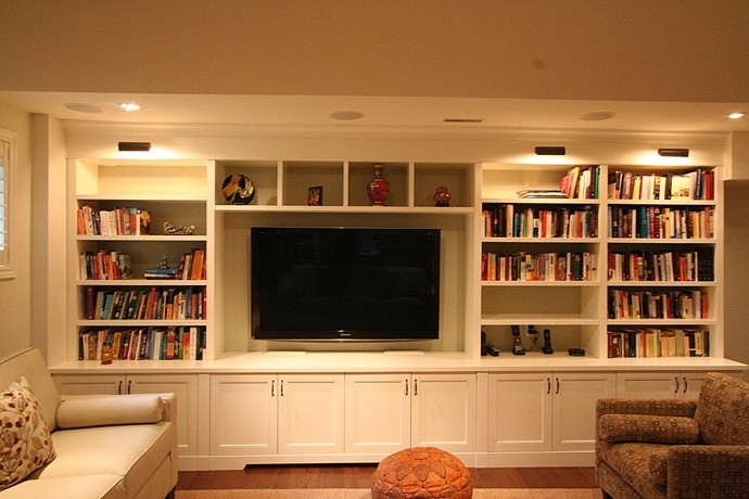 Inspiration for a timeless basement remodel in Toronto