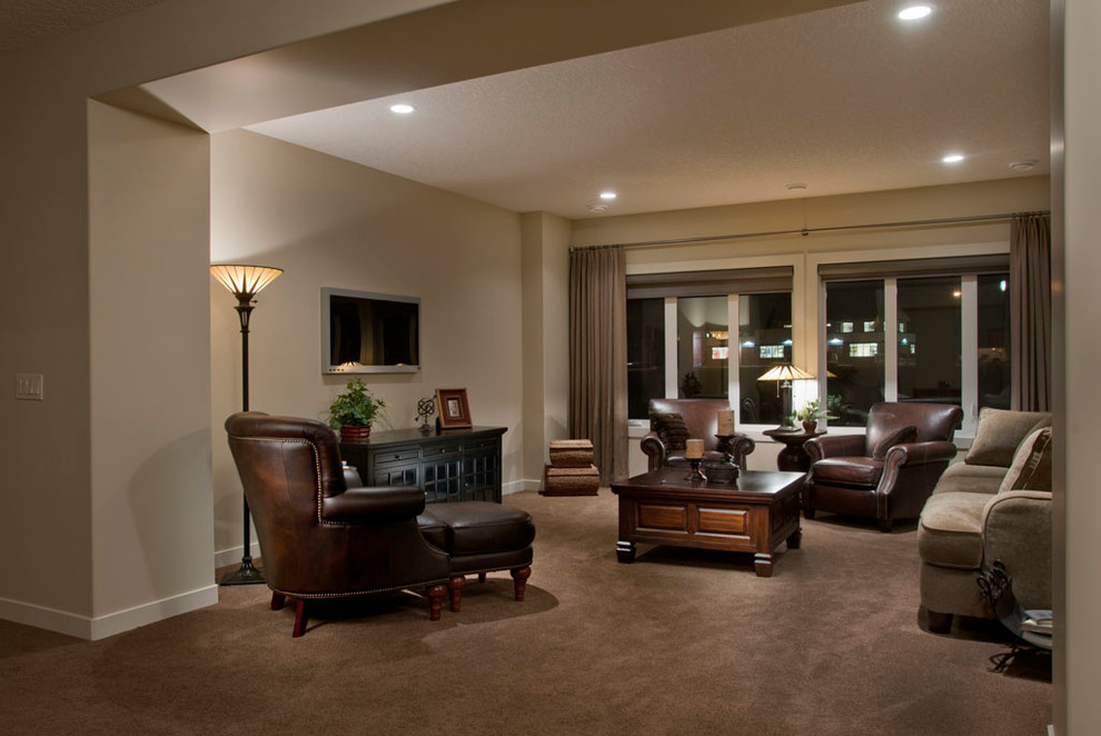 Modena Traditional Basement Calgary by Albi Homes Houzz UK