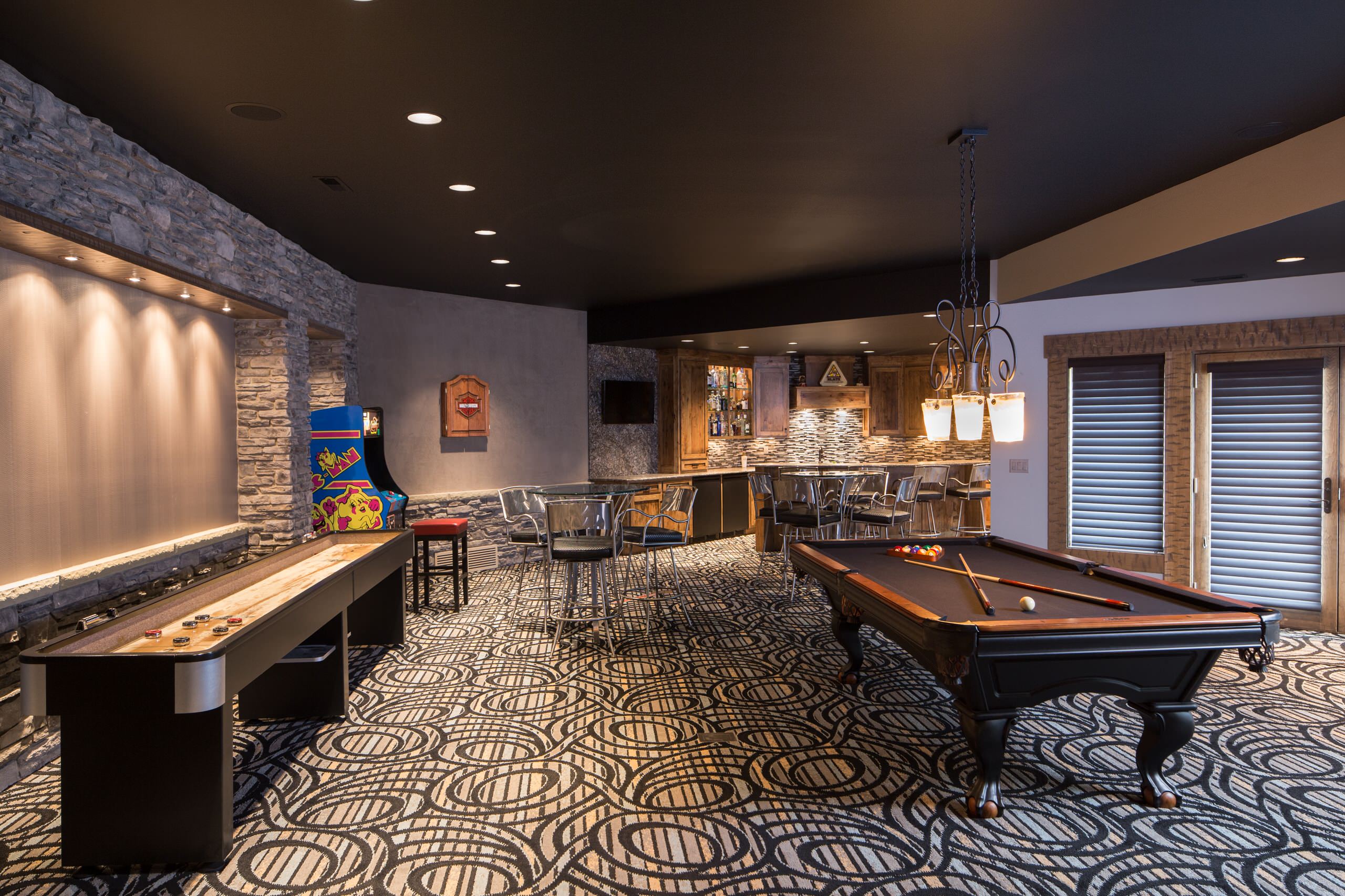 Gray Felt Pool Table - Photos & Ideas