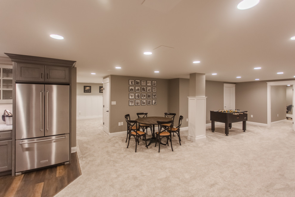 Montgomery Basement Traditional Basement Cincinnati by Legacy Builders Group Houzz