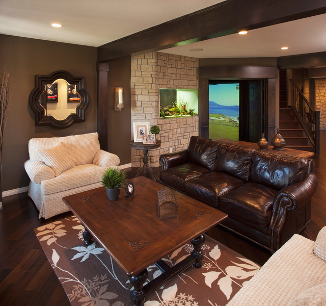 More than a Man Cave Basement Development - Eclectic - Basement - Calgary -  by Malbec Homes & Renovations Inc.