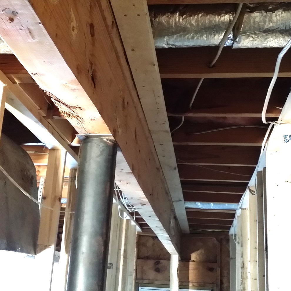 Muller Structural Beam Repair Traditional Basement Atlanta by