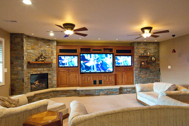 Multi screen sports theater in cherry 