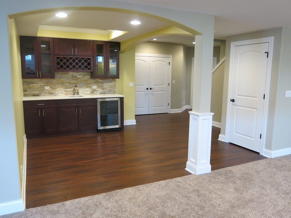 Naperville 6 Traditional Basement Chicago by Function Basement