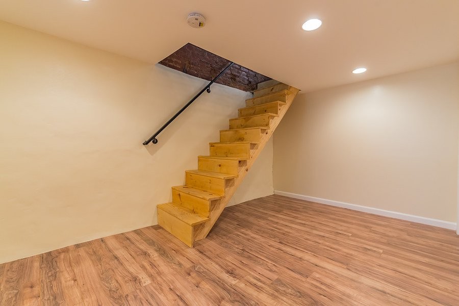 Newbold two story Contemporary Staircase Philadelphia by